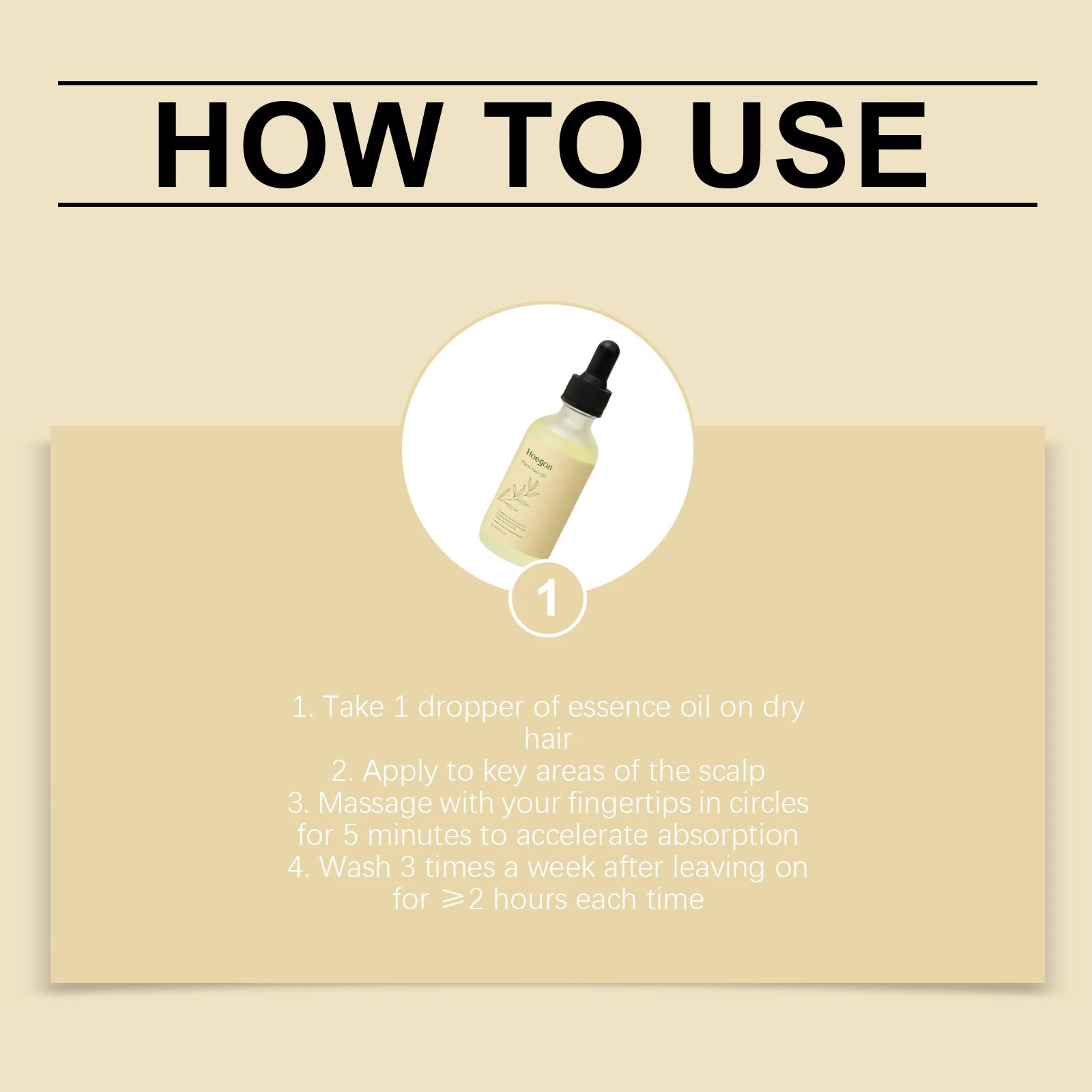 Natural Vegan Hair Growth Oil – Nourishing Treatment for Dry & Damaged Hair