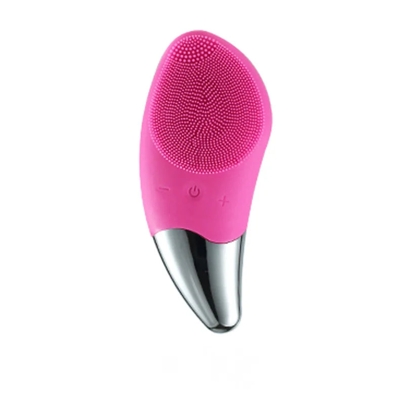 Ultrasonic Silicone Face Cleansing Massager
