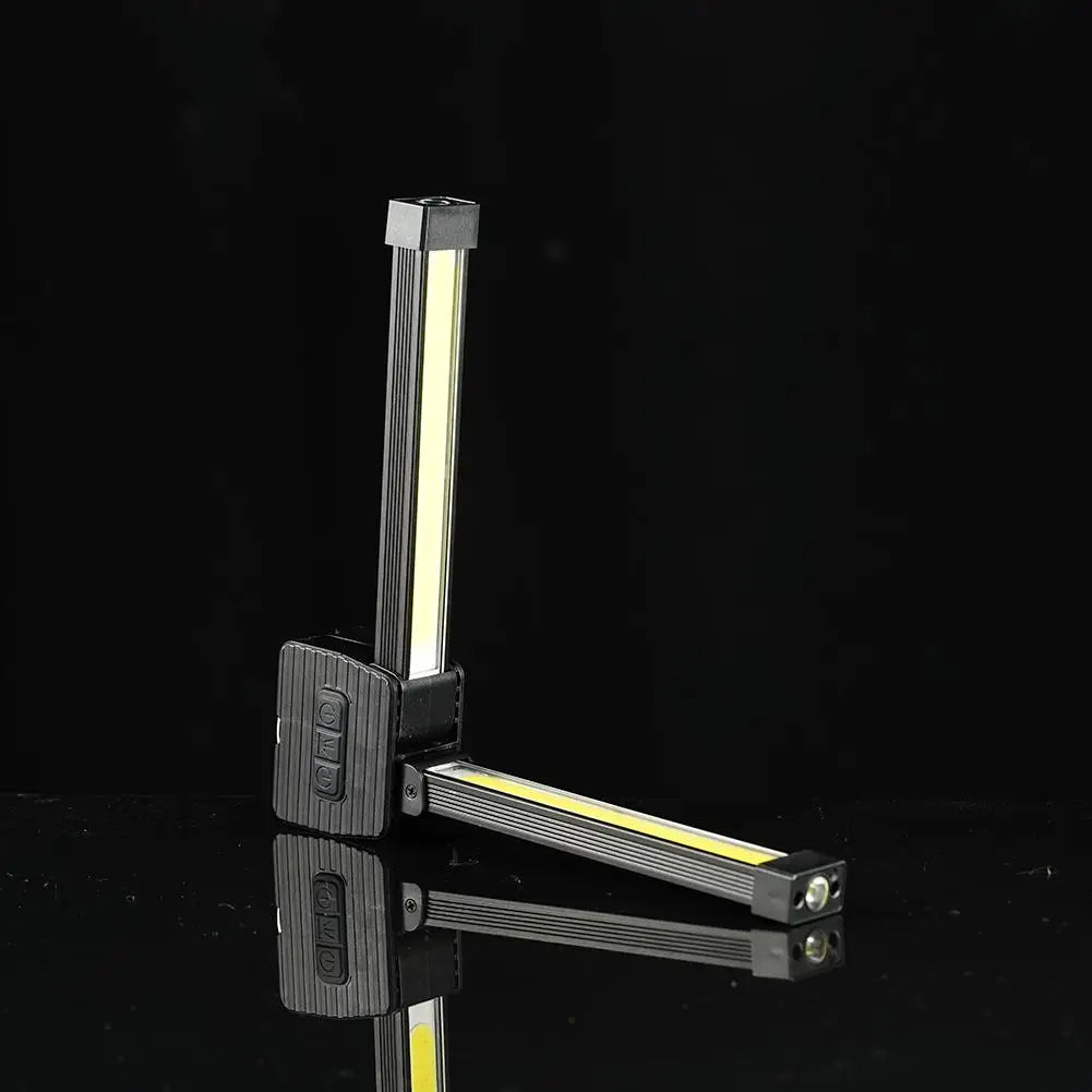 Portable Magnetic LED Worklight - 7 Dimming Levels, Foldable & Waterproof