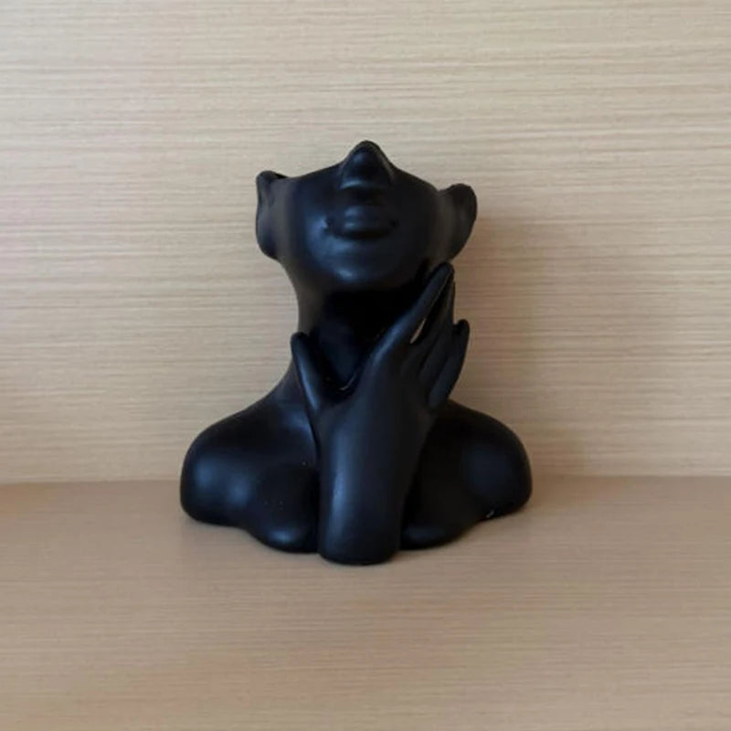Human Body Art Vase – Makeup Brush & Pen Holder Desk Organiser Statue