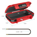 Portable Safe Lock Box with 4-Digit Combination & Rope
